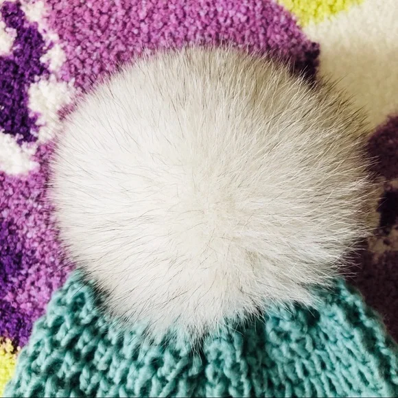 Kyi Kyi | Accessories | Nwt Genuine Fox Fur Pompom Wool  display picture 1